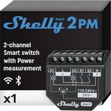 Karahanbey Shelly Plus 2pm Gen3 | Wi-Fi ve Bluetooth 2 Kanallı Akıllı Röle Şalteri | Elektrik Tüketimi Ölçümlü
