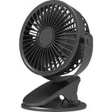 Karahanbey Sıkıştırmalı Şarj Edilebilir 3 Kademe Taşınabilir Kıskaçlı Mini Fan Sessiz Vantilatör Soğutma