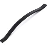 Karahanbey Sümbül Düz Siyah 288 mm Metal Kulp Mobilya Kulpu Modern Mutfak Dolabı Çekmece Kolu Kapak Kulpları