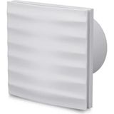 Karahanbey Süper Sessiz 12 W Kapaklı Düz Banyo Wc Aspiratör Fanı 100 mm Duvar Tipi Tuvalet Hava Havalandırma