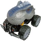 Karahanbey Sürtmeli Dinazor Robota Dönüşen Araba 14 cm - Gri (Lisinya)
