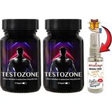 Karahanbey Testozone 2 Kutu Erkeklere Özel L-Argininli Lepidyumlu + Afrodizayn Masaj Yağı 30 ml