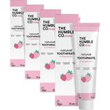 Karahanbey The Humble Co. Toothpaste Kids Strawberry 75 ml Çocuklar Için Çilek Aromalı Doğal Macunu 75 Ml,