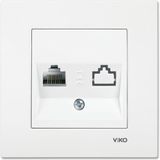 Karahanbey Viko Karre Beyaz Tekli Data CAT5E