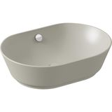 Karahanbey Vitra Geo 7427B020-0012 Oval Çanak Lavabo, 55 Cm, Mat Bej