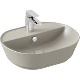 Karahanbey Vitra Geo 7428B020-0001 Oval Çanak Lavabo 55 Cm, Mat Bej