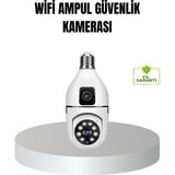 Karahanbey Wifi Ampul Güvenlik Kamerası 1080P Full Hd Gece Görüşlü ve Hareket Algılamalı - 0 - 200 ml - 001-Renkli