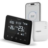 Karahanbey Xenon Smart Akıllı Wi-Fi Termostat Uzaktan Uygulama ile Kontrol Edilebilen Kombi ve Su Sıcaklık Kon
