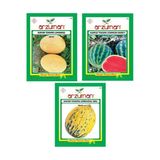 Karahasanoğlu Tarım Ananas Kavun - Crimson Sweet Karpuz - Kirkağaç 589 Kavun 3'lü Tohum Seti