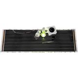 Karahisar Kuluçka KarahisarKuluçka 25X80 Çift Duylu Analog Termostatlı 100w kırmızı renkli Isı Ampüllü Full Set Karbon Film Isıtıcı