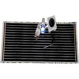 KarahisarKuluçka 25X80 Çift Duylu Analog Termostatlı Mavi Renkli Isı Ampüllü Full Set Karbon Film Isıtıcı