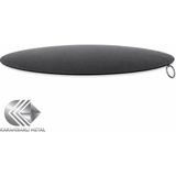 Karahisarlı Metal 1,5 mm 60 cm Yufka Sacı – Asma Halkalı - Siyah - 1 Adet