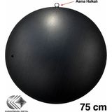 Karahisarlı Metal 1,5 mm 75 cm Yufka Sacı – Asma Halkalı - Siyah - 1 Adet