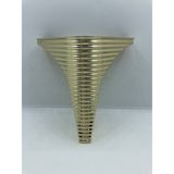 Karakoç Dekoratif, 15 cm Gold Kaplama Baza,koltuk,mobilya Ayağı (4 Adet)