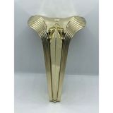 Karakoç Dekoratif, 19 cm Gold Kaplama Plastik Berjer,koltuk,mobilya Ayağı (4 Adet)