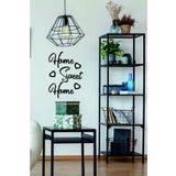 Karakoç Eğitim Araçları "Home Sweet Home" Yazılı Dekoratif Ahşap Tablo