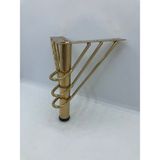 Karakoç Metal, 12*10*10 cm Gold Kaplama , Koltuk,baza Mobilya Ayağı ( 4 Adet) - 12 cm