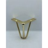Karakoç Metal, 12*12*12 cm Koltuk,dolap,baza, Mobilya Ayağı ( 4 Adet) - Altın