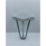 Karakoç Metal, 15*12*12 cm Koltuk,dolap,baza, Mobilya Ayağı ( 4 Adet) - 15 CM - Gri