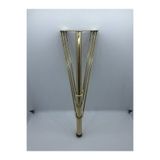 KARAKOÇ METAL, 32 CM TEL SEHPA, PUF, MOBİLYA AYAĞI (4 ADET)