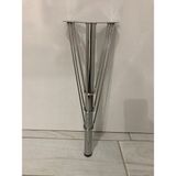 Karakoç Metal, Venüs 40*10*10 cm Krom , Sehpa, Puf , Sandalye Ayağı ( 4 Adet) - 40 CM