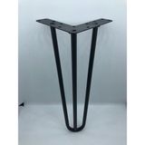 Karakoç Metal,3 Mil 32*12*12 cm Siyah,sehpa,puf ,mobilya Ayağı 4 Adet - 32 CM