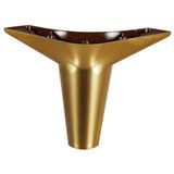 Karakoç Plastik 12x11x11 Cm Riva Gold Koltuk Baza Mobilya Ayağı 4 Adet