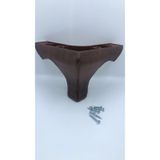 Karakoç Plastik Dekoratif 12 cm Ceviz 4 Adet Mobilya Ayağı