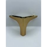 Karakoç Plastik,10 x 15 x 15 cm Gold Koltuk,dolap,mobilya Ayağı (4 Adet)