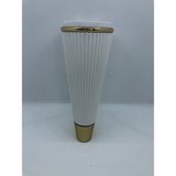 Karakoç Plastik,19 Cm Beyaz-Gold Koltuk,Berjer,Mobilya Ayağı (4 Adet)