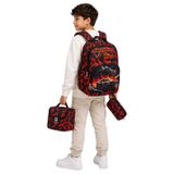 Karakter Desenli İlkokul Çantası Seti, Back to School Baskılı, 3 Parça, Kız Çocuk Sırt Çantası ve Aksesuar Beslenme ve Kalemlikli Arabalı