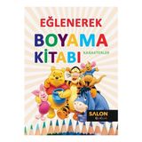 Karakterler Eğlenerek Boyama Kitabı Salon Yayınları