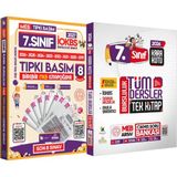 KARAKUTU YAYINARI 7.Sınıf İOKBS PAKET 8li Tıpkı Basım/Tüm Dersler Tek Kitap Çözümlü Çıkmış Soru Bankası 2li Set