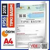 Karakutu Yayınları 2018 KPSS Ön Lisans ÖSYM Tıpkı Basım Çıkmış Soru Deneme Kitapçığı