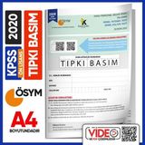 Karakutu Yayınları 2020 KPSS Ön Lisans ÖSYM Tıpkı Basım Çıkmış Soru Deneme Kitapçığı
