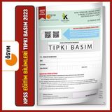 Karakutu Yayınları 2023 KPSS Eğitim Bilimleri ÖSYM Çıkmış Soru Tıpkı Basım Türkiye Geneli D. Çözümlü Kitapçığı
