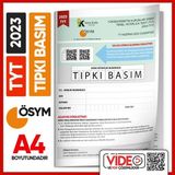 Karakutu Yayınları 2023 YKS - TYT ÖSYM Tıpkı Basım Çıkmış Soru Kitapçığı
