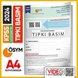 Karakutu Yayınları 2024 KPSS Ortaöğretim Lise ÖSYM Tıpkı Basım Çıkmış Soru Kitapçığı Video Çözümlü Türkiye Geneli