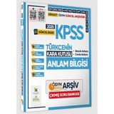 Karakutu Yayınları 2025 KPSS Türkçenin Kara Kutusu Anlam Bilgisi (Sözcük-Cümle) D.çözümlü Konu Özetli Soru Bankası