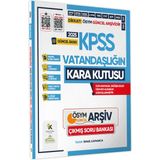 Karakutu Yayınları 2025 KPSS Vatandaşlığın Kara Kutusu ÖSYM Çıkmış Soru Havuzu Bankası