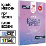 Karakutu Yayınları 2026 6.Sınıf MEB Tüm Dersler Kazanım Kavrama Testleri KKT Yaprak Test Kitabı BASKI ÜCRETİ