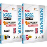 Karakutu Yayınları 2026 Kpss Matematik Kara Kutu 1.-2.cilt Ösym Çıkmış Soru Bankası 2li Set Konu Özetli Dijital Çözümlü