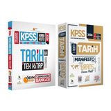 Karakutu Yayınları 2026 Kpss Ön Lisans Tarihin Kara Kutusu Tek Kitap ve Manifesto Çözümlü Branş Deneme 2li Seti