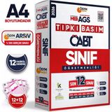 Karakutu Yayınları 2026 Meb-Ags Öabt Sınıf Öğretmenliği Ösym Tıpkı Basım 12LI Deneme Paketi Türkiye Geneli