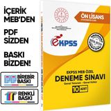 Karakutu Yayınları 2026 MEB Özel EKPSS Ön Lisans-Ortaöğretim 10lu Deneme Fasikül Paketi Ciltsiz