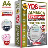 Karakutu Yayınları 2026 YDS Almanca ÖSYM Tıpkı Basım Çıkmış Soru Deneme Paketi 25li Fasikül SETİ