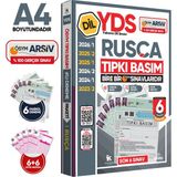 Karakutu Yayınları 2026 YDS Rusça ÖSYM Tıpkı Basım Çıkmış Soru Deneme Paketi Dijital Çözümlü 6lı Fasikül SETİ