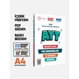 Karakutu Yayınları 2026 YKS-AYT MEBİ OGM SAYISAL Güncel Seri Online Deneme 12li SET BASKI ÜCRETİ