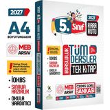 Karakutu Yayınları 2027 5.Sınıf Tüm Dersler TEK KİTAP YENİ SİSTEM İOKBS BURSLULUK Tamamı Çözümlü Çıkmış Soru Bankası