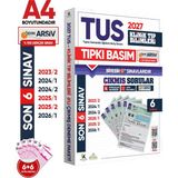 Karakutu Yayınları 2027 TUS Klinik Tıp Bilimleri ÖSYM Çıkmış Soru Tıpkı Basım Son 4 Yıl 6lı Deneme Kitapçığı